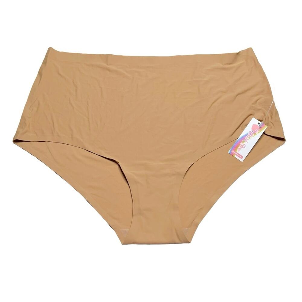 Cheek Boss Brief Panty Size 4XL tan yellow
